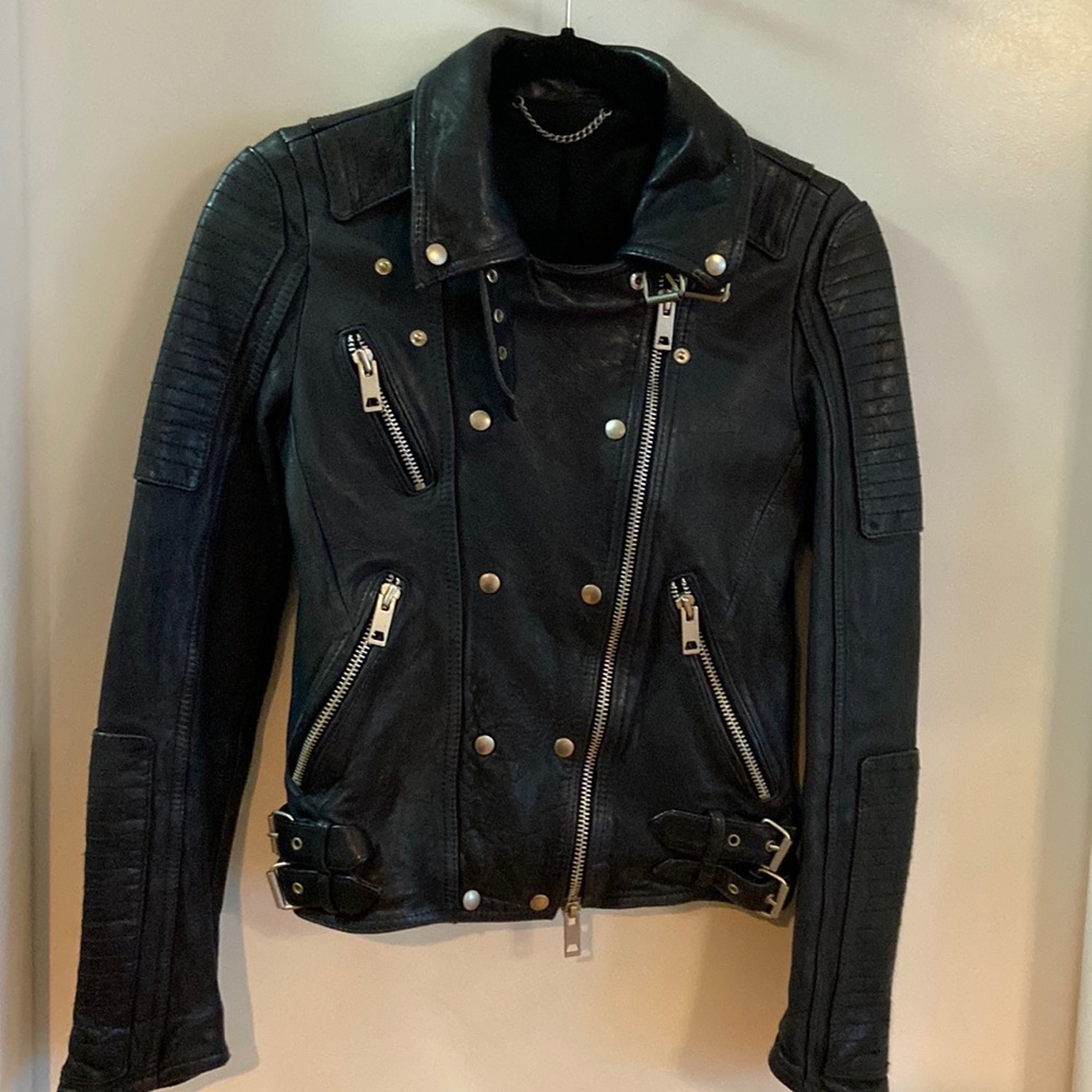 Real leather jacket